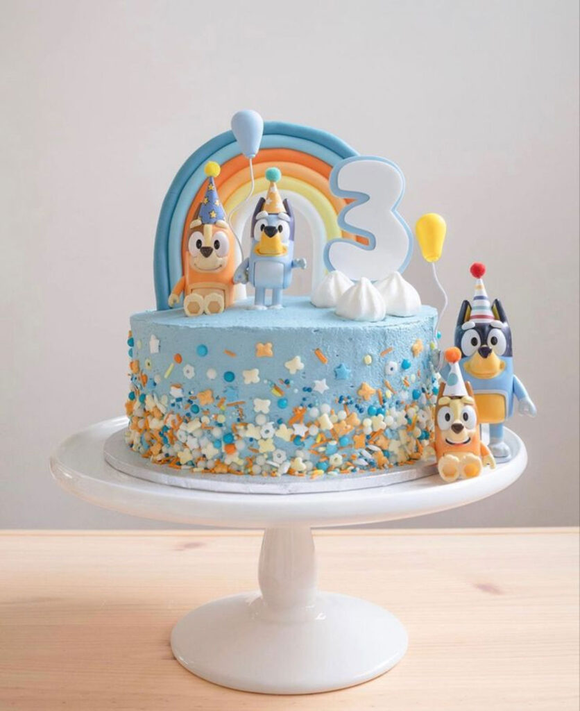 Bluey Birthday Cake for Kids