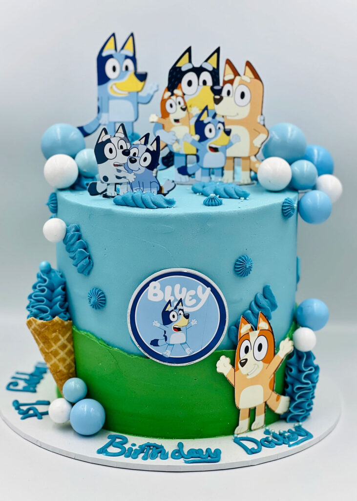 Bluey cake from Amy's Bakehouse