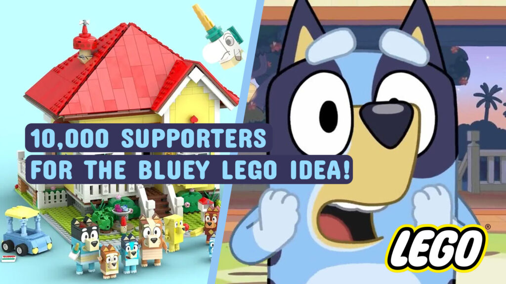 Bluey Lego idea hits 10000 supporters