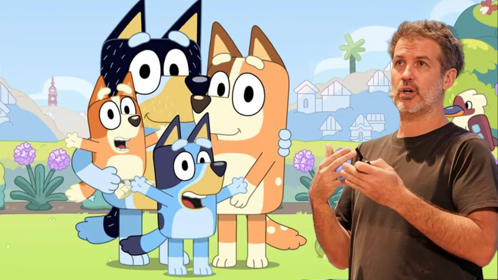 Joe Brumm, creator of Bluey and the Bluey family