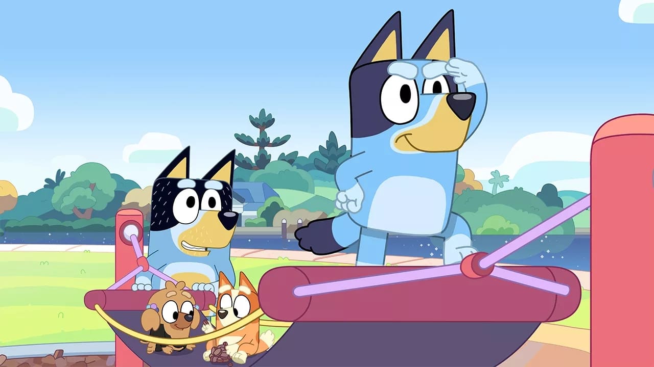 Still from Bluey episode Pirates