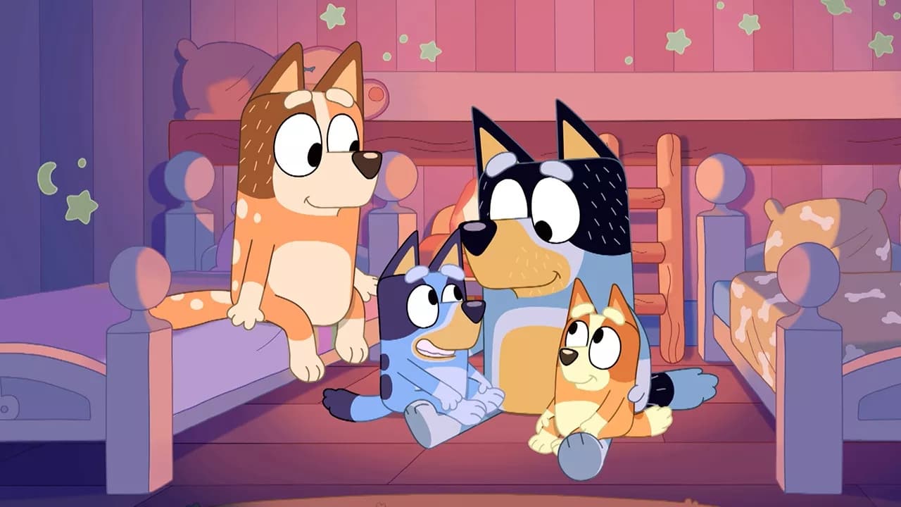 Still from Bluey episode Teasing