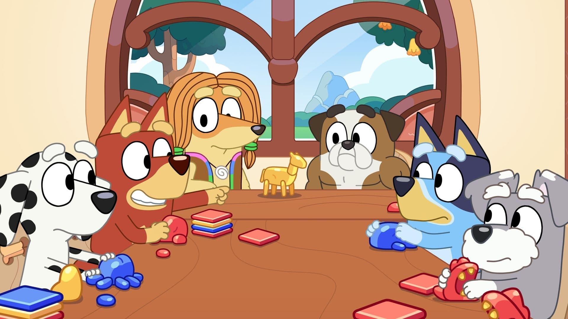 Still from Bluey episode Stories