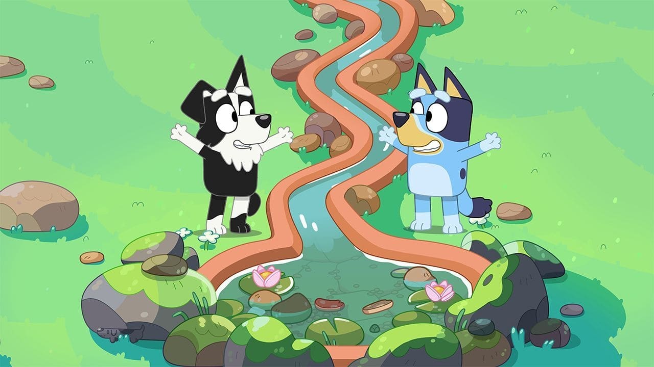 Still from Bluey episode Barky Boats