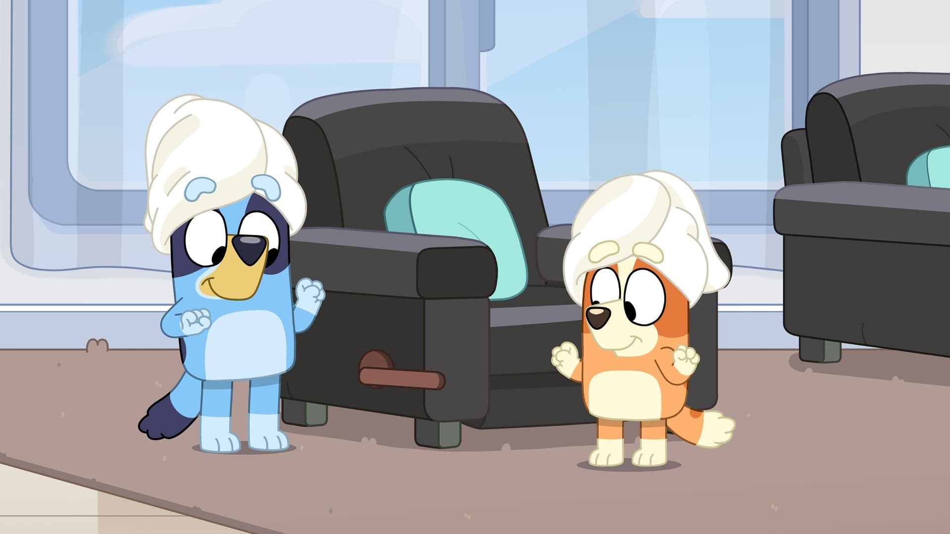 Still from Bluey episode Relax