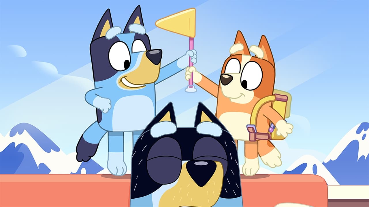 Still from Bluey episode Mount Mumandad