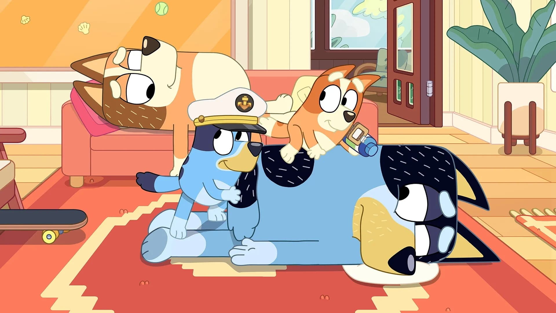 Still from Bluey episode Whale Watching