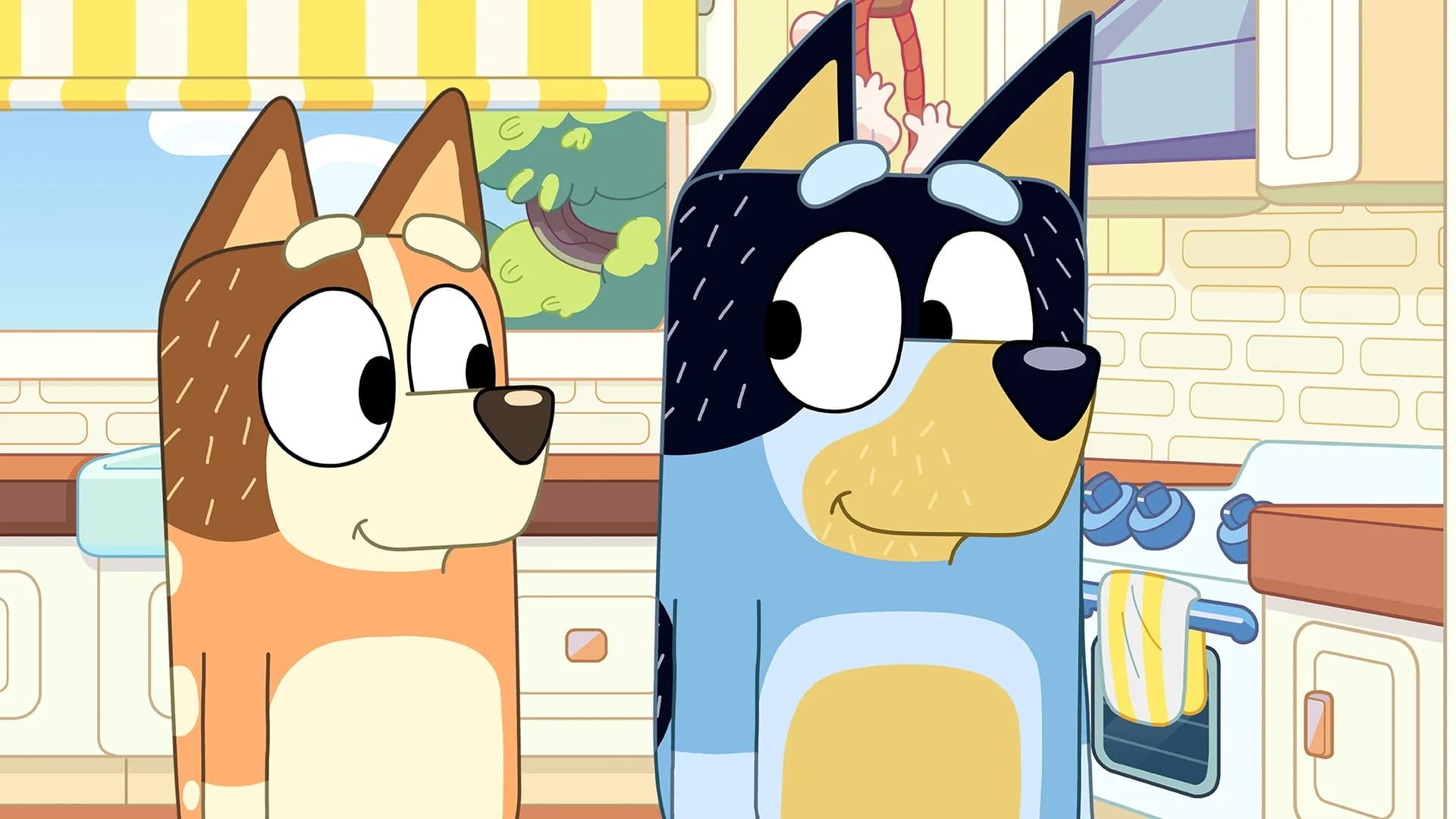 Still from Bluey episode Mini Bluey