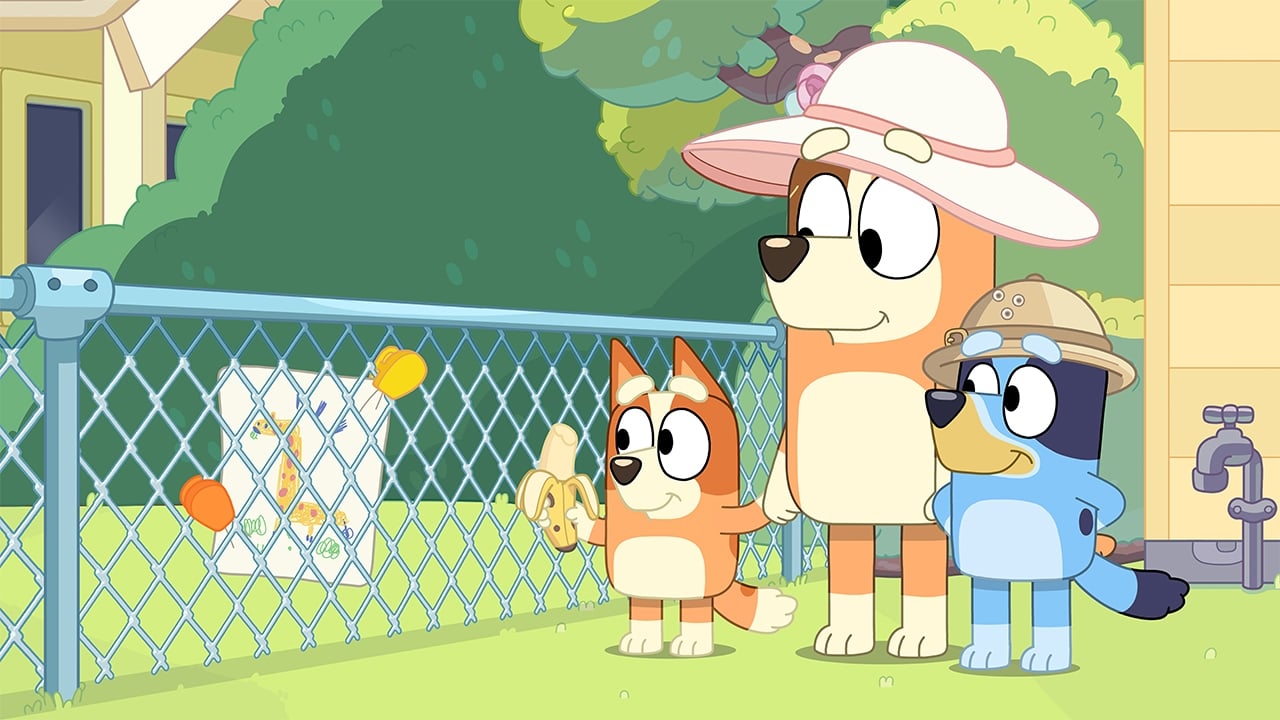 Still from Bluey episode Zoo