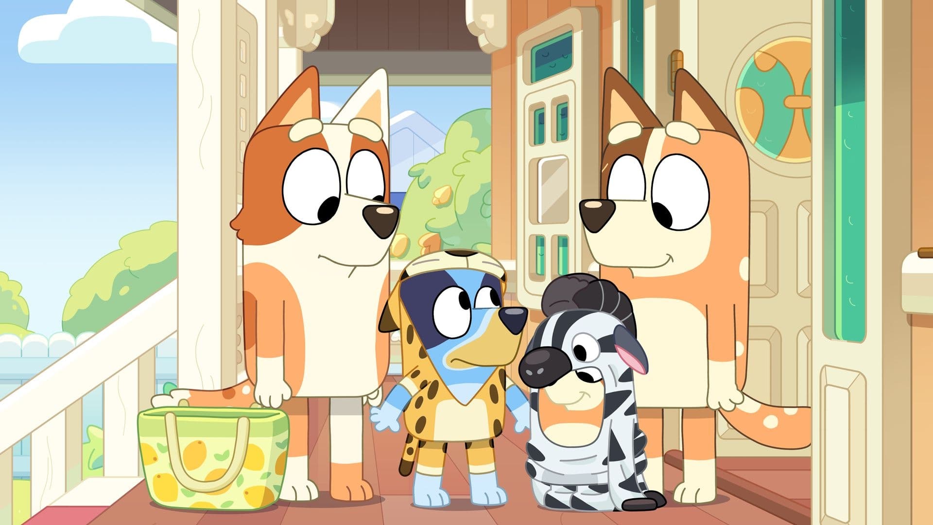 Still from Bluey episode Onesies