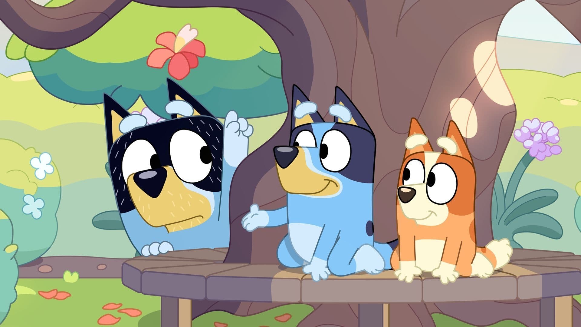 Still from Bluey episode Born Yesterday