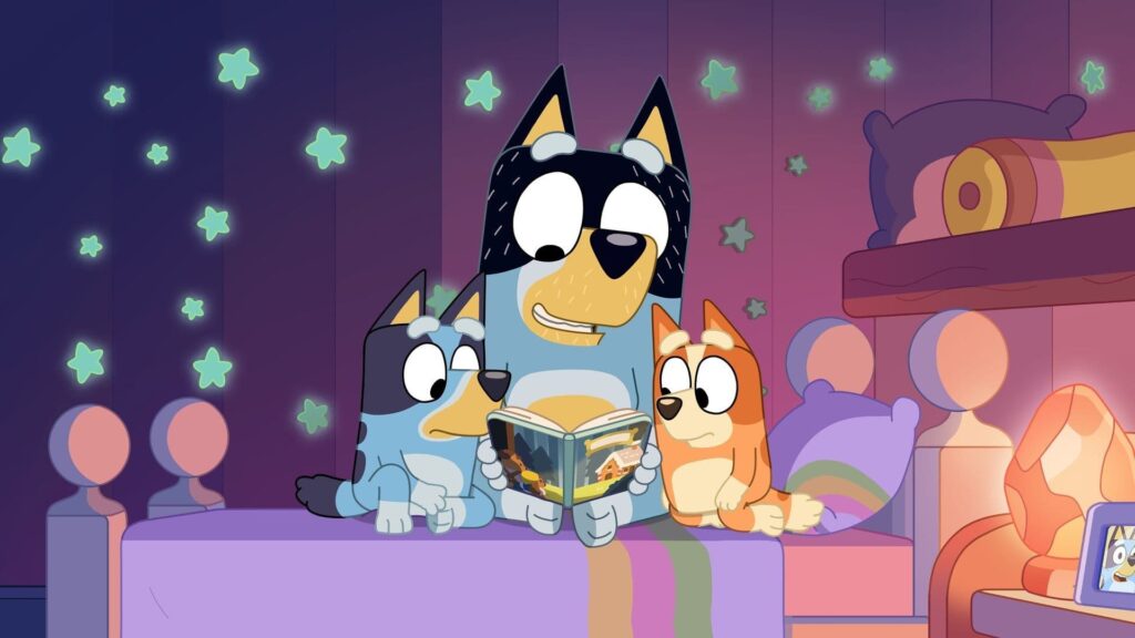 Still from Bluey episode Fairytale