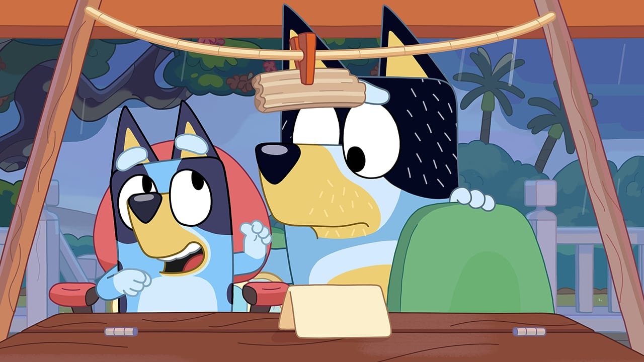 Still from Bluey episode Taxi