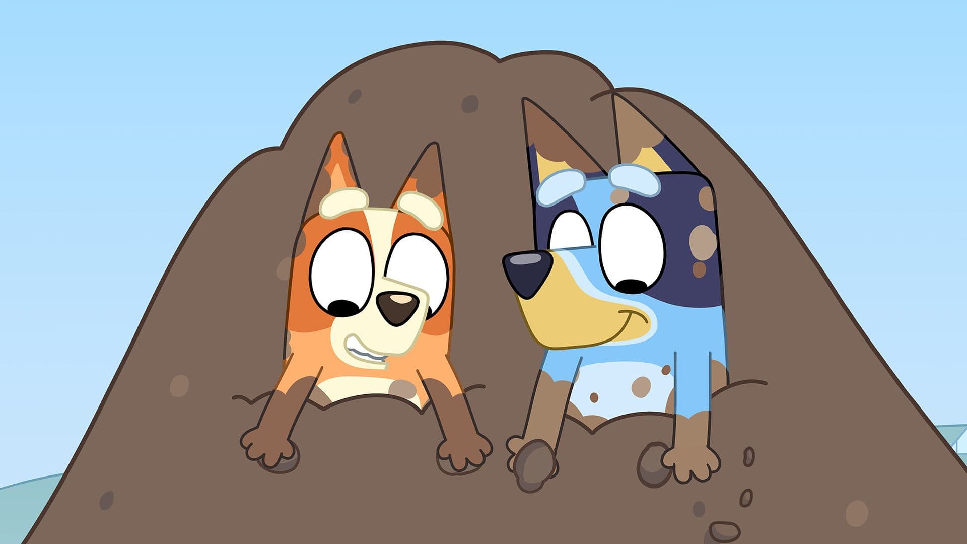 Still from Bluey episode Dirt