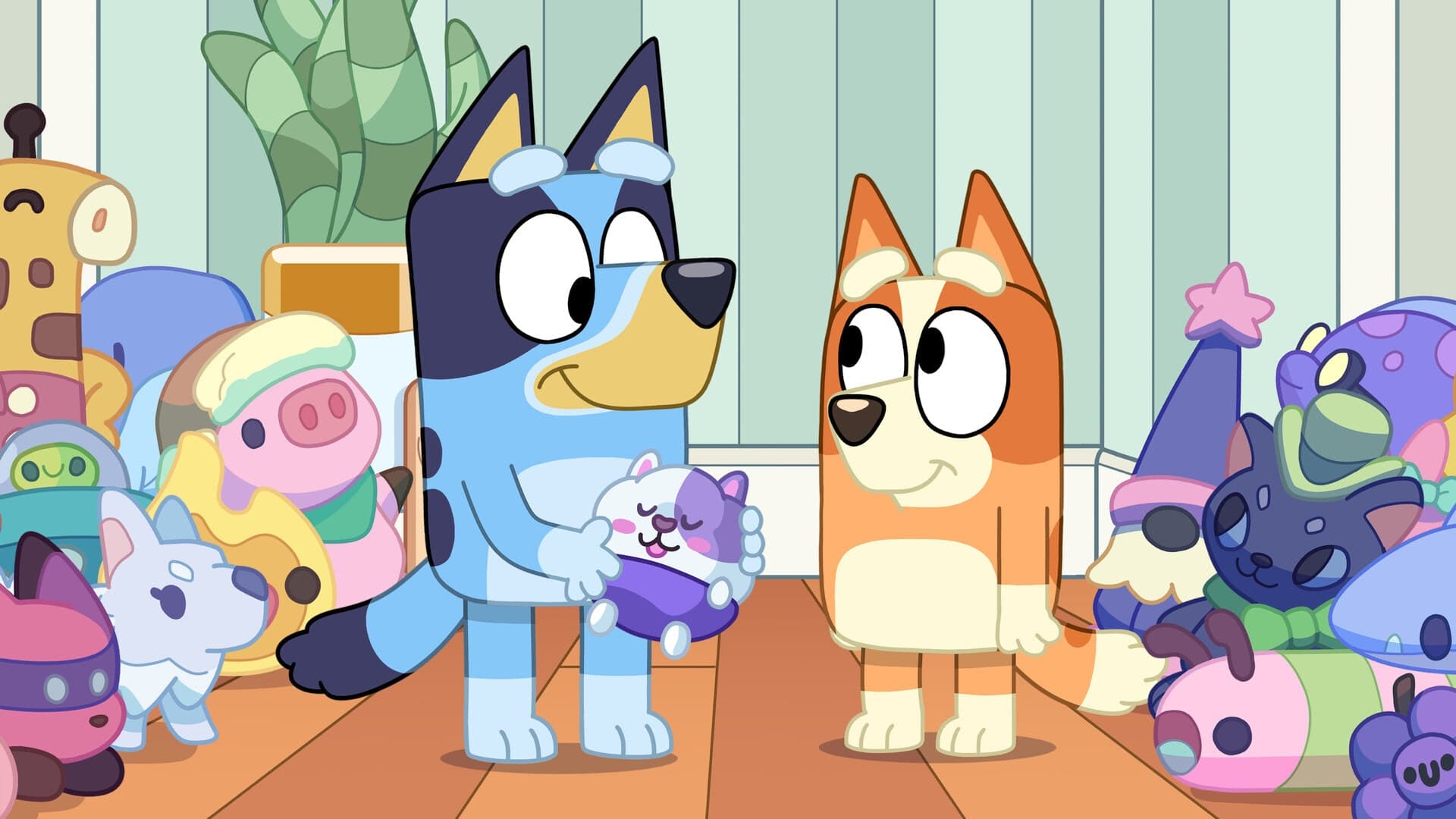 Still from Bluey episode Bedroom