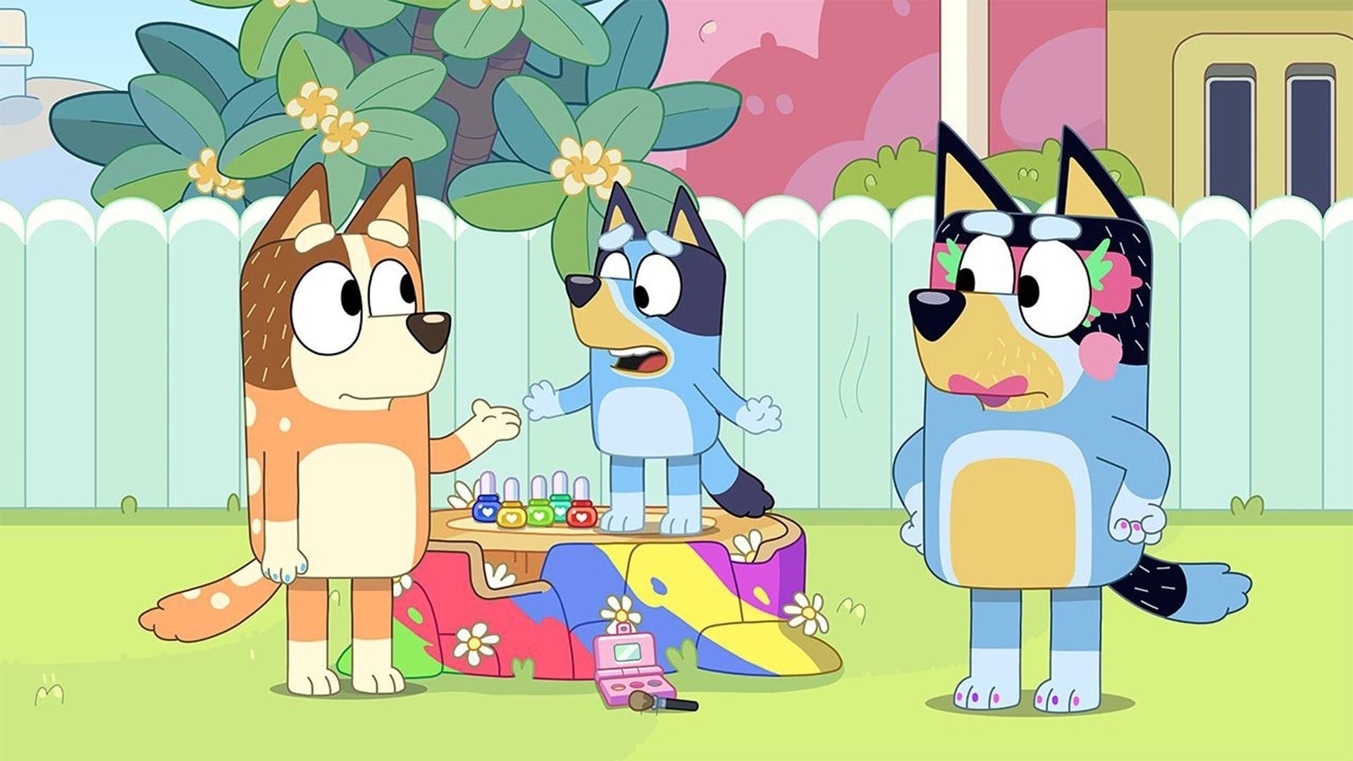 Still from Bluey episode Stumpfest