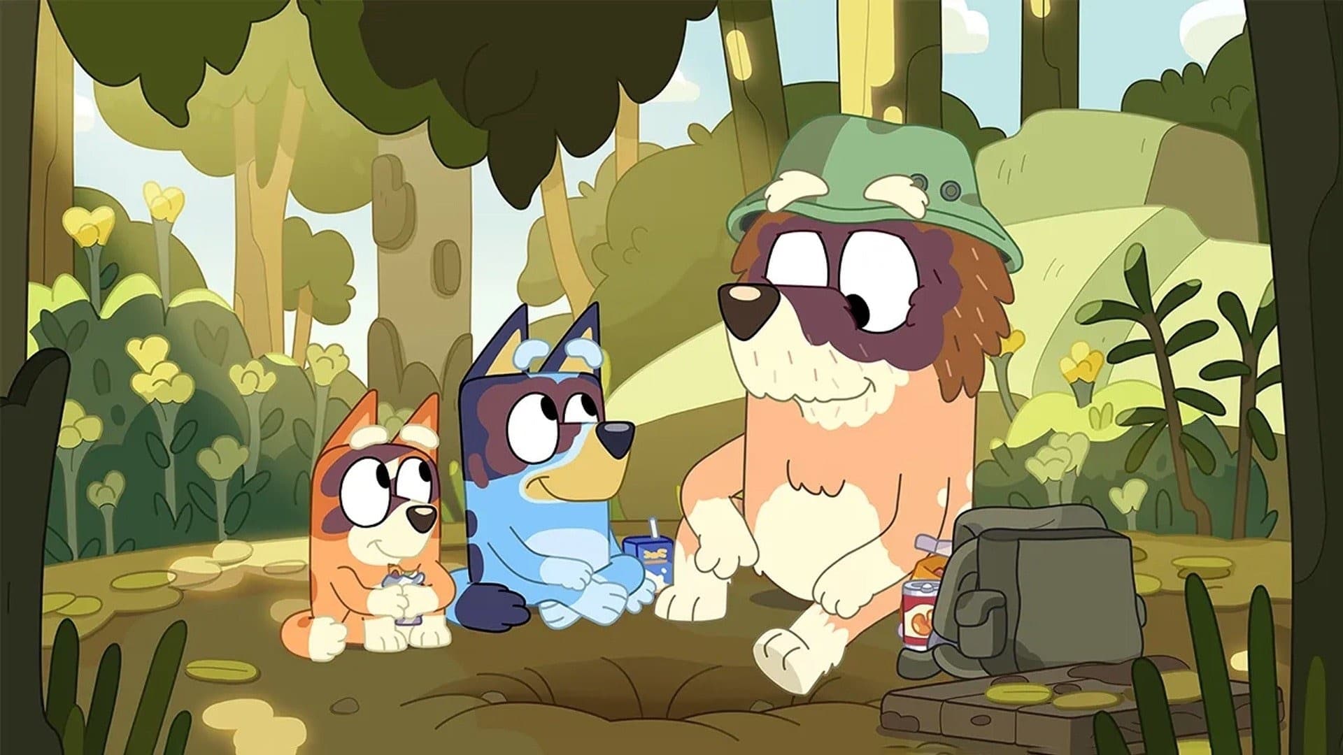 Still from Bluey episode Grandad