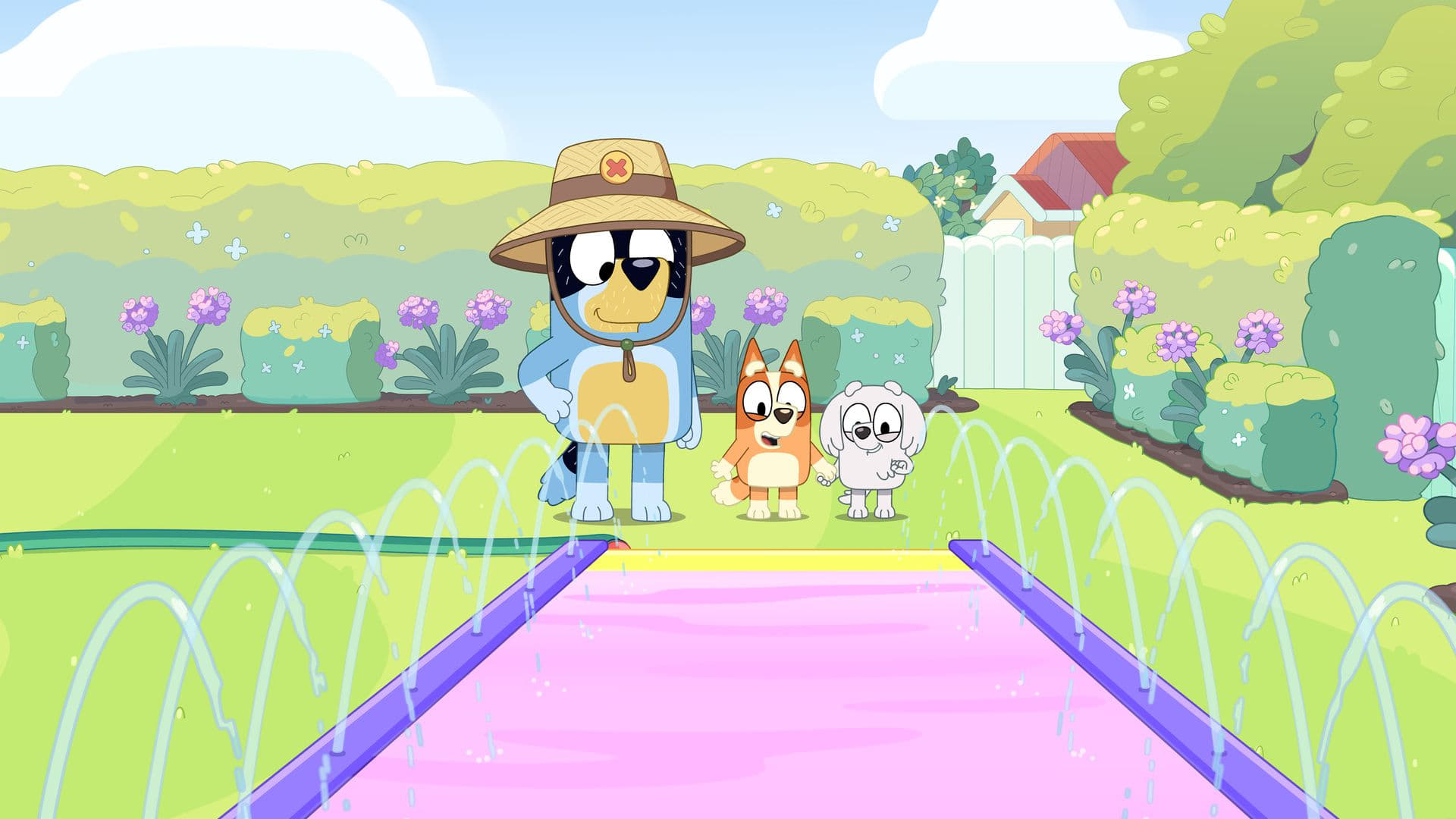 Still from Bluey episode Slide