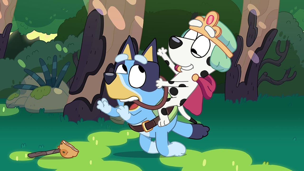 Still from Bluey episode The Adventure