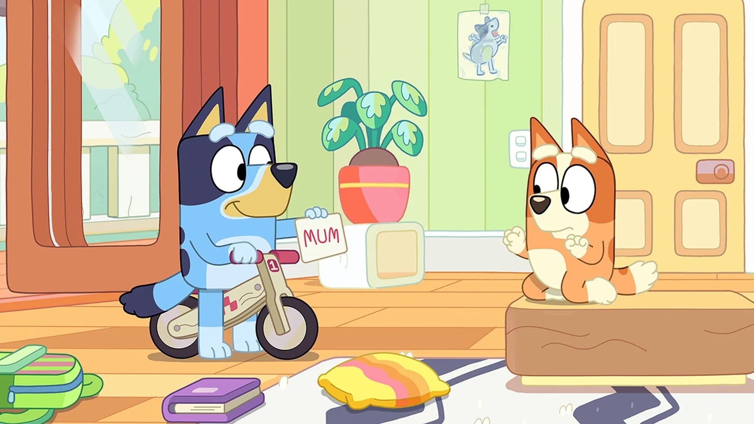 Still from Bluey episode Postman