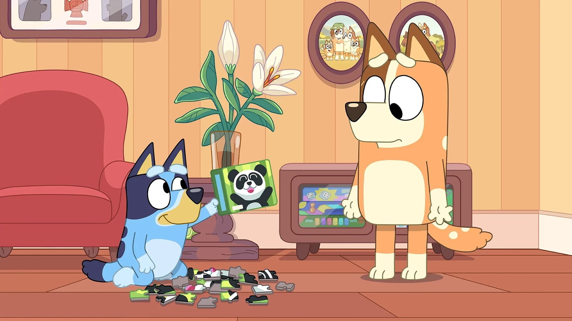 Still from Bluey episode Promises