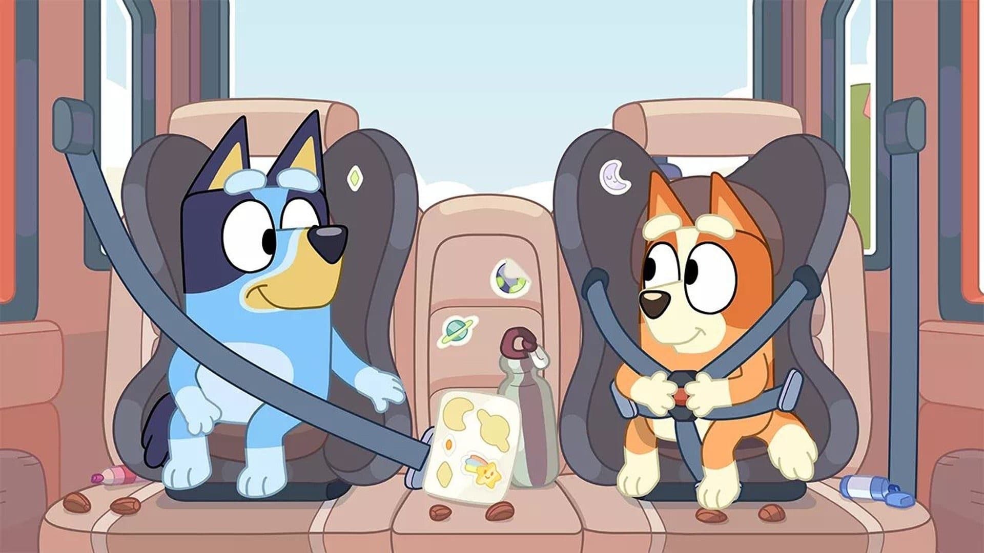 Still from Bluey episode Escape