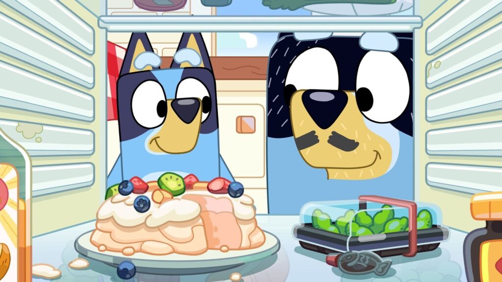 Still from Bluey episode Pavlova