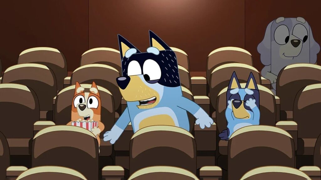 Still from Bluey episode Movies