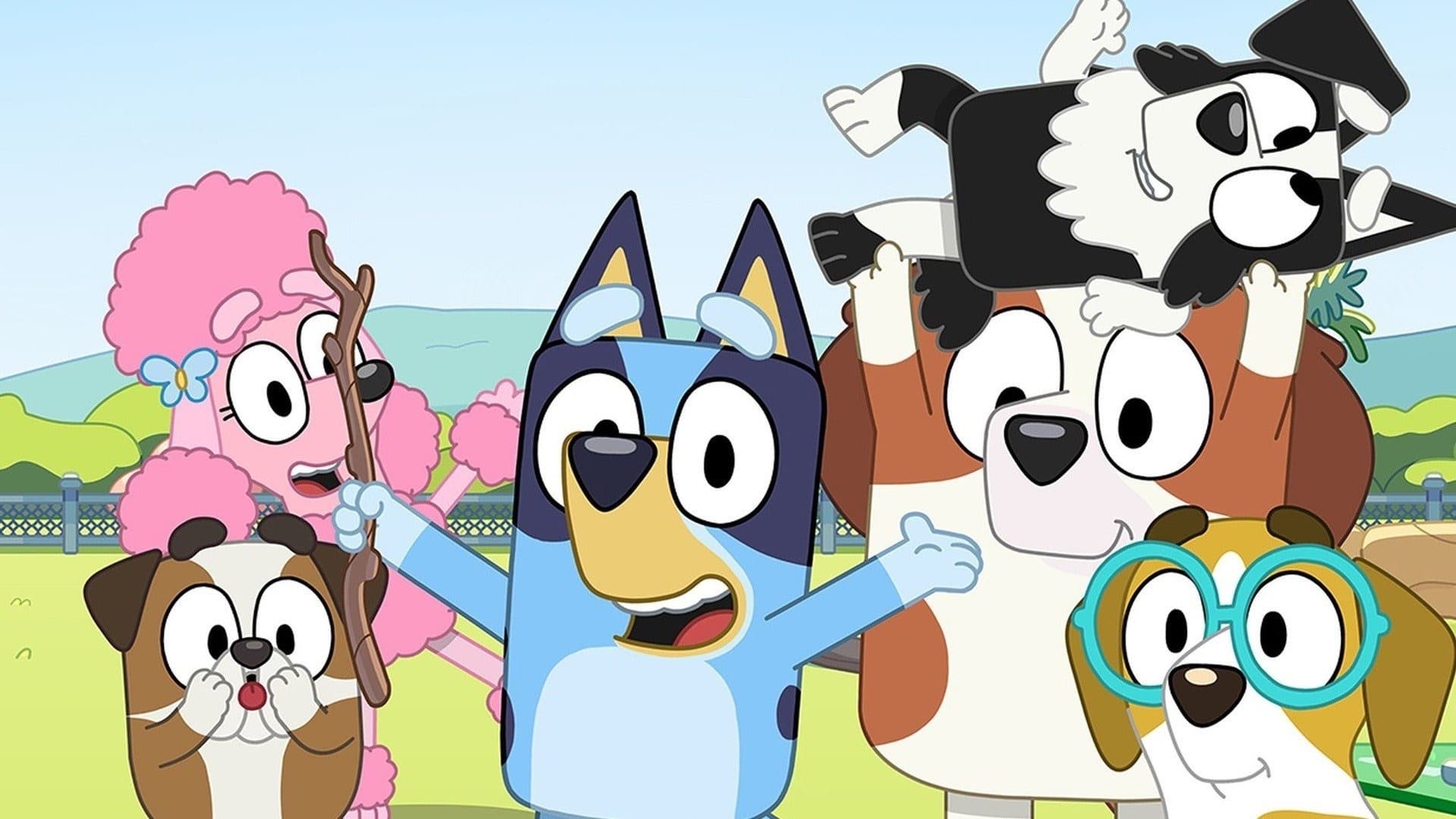 Still from Bluey episode Circus