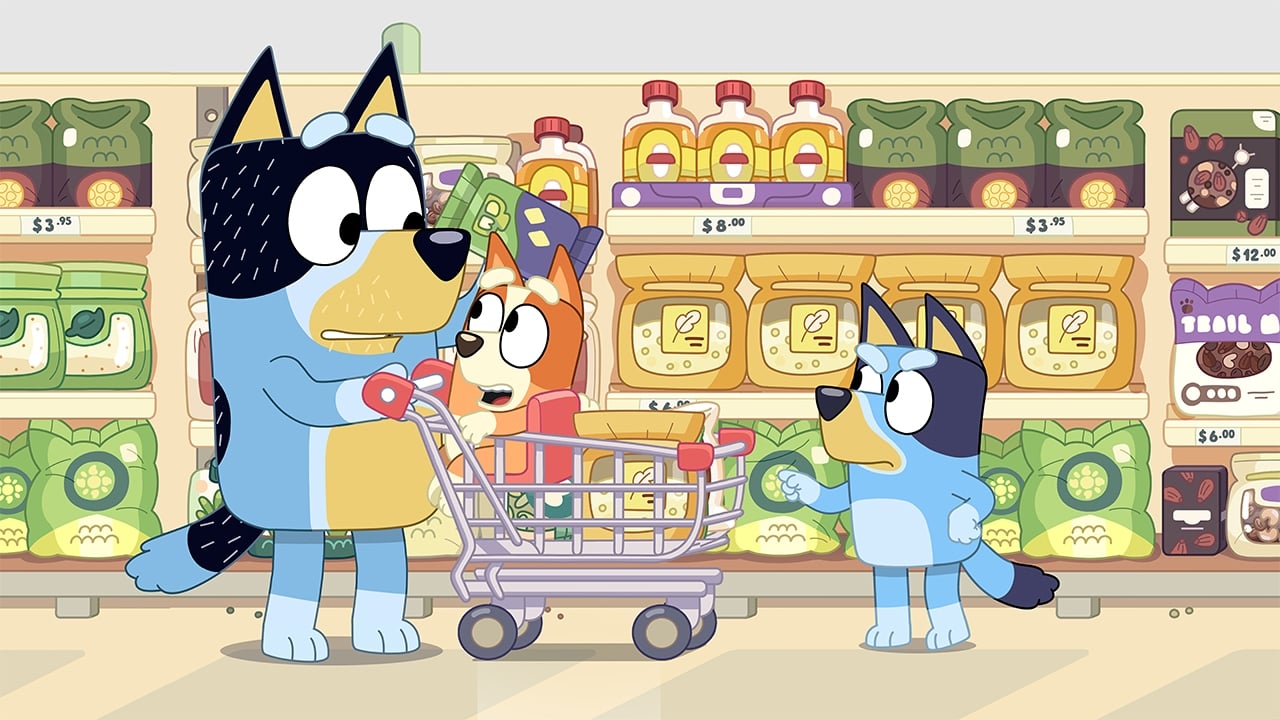 Still from Bluey episode Kids