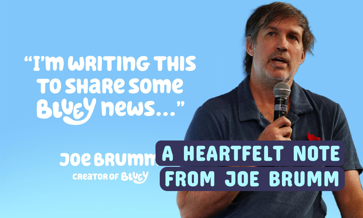 A Heartfelt Note from Joe Brumm