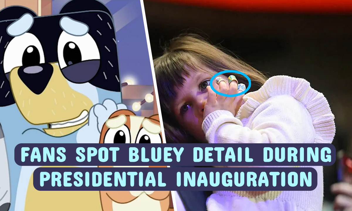 Fans Spot Bluey Detail During Presidential Inauguration