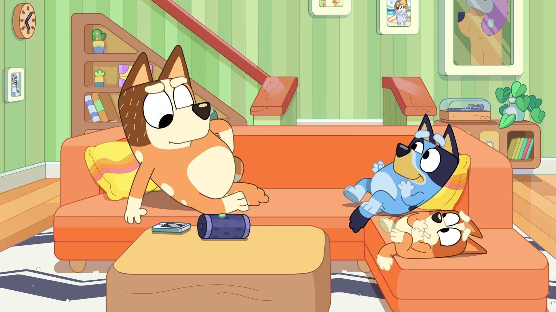 Still from Bluey episode Phoney