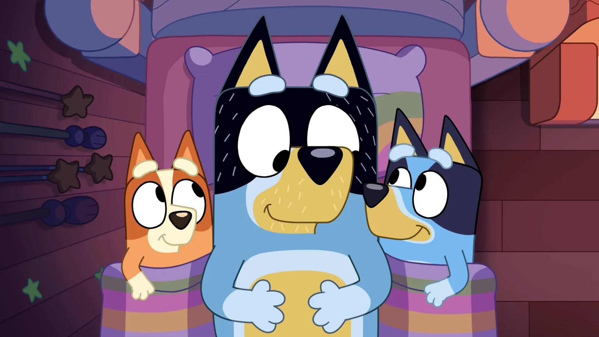 Still from Bluey episode Goldilocks